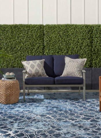 Hanan Collection Modern Contemporary Carpet Dark Blue/Light Blue