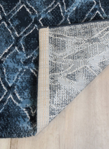 Hanan Collection Modern Contemporary Carpet Dark Blue/Light Blue