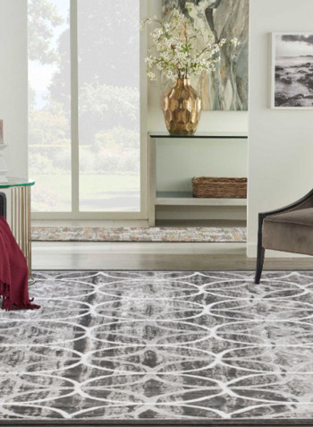 Hanan Collection Modern Contemporary Carpet Grey/White