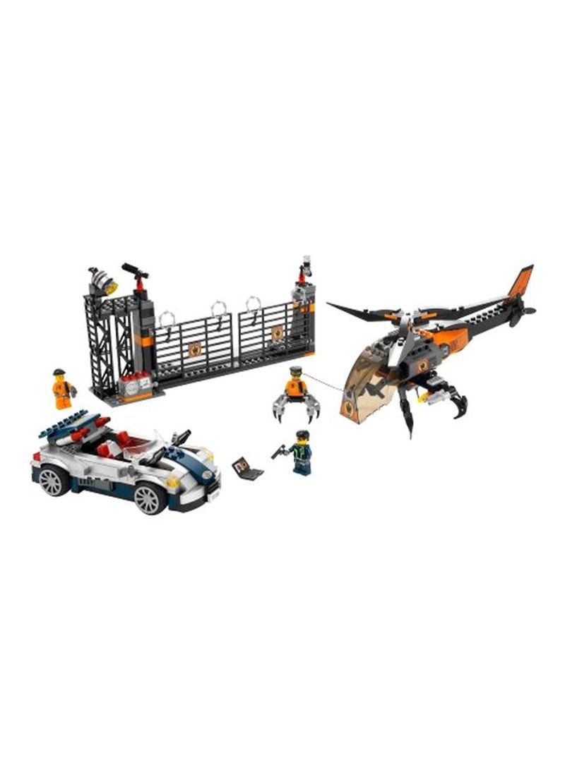 498-Piece Agents Turbo-Car Chase Building Set 8634