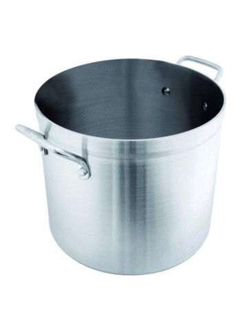 Aluminum Stock Pot Silver 23x23x20.5inch