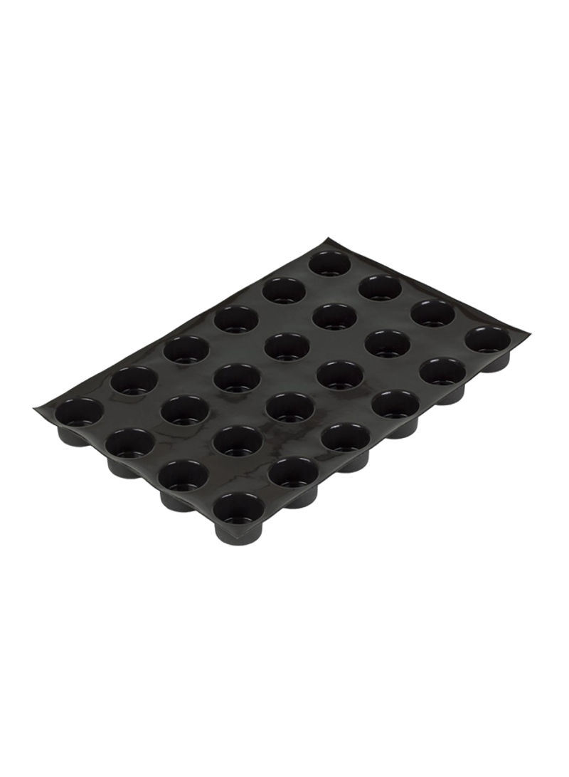 Flexipan Cylinder Pan With 24 Molds Black 26x18x1.4inch