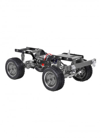 Replacement Metal Chassis Frame With Tires And Transmitter Receiver Servo ESC For 1/12 RC Crawler Car