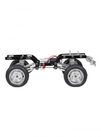 Replacement Metal Chassis Frame With Tires And Transmitter Receiver Servo ESC For 1/12 RC Crawler Car