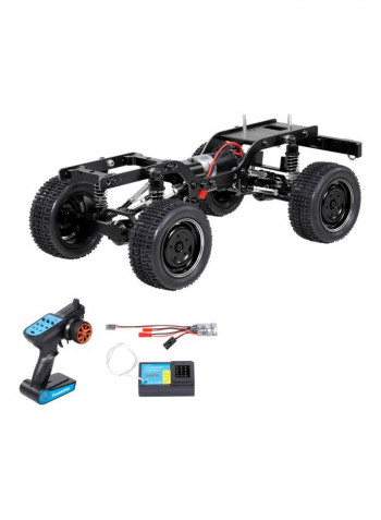 Replacement Metal Chassis Frame With Tires And Transmitter Receiver Servo ESC For 1/12 RC Crawler Car