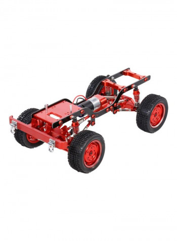Replacement Metal Chassis Frame With Tires And Transmitter Receiver Servo ESC For 1/12 RC Crawler Car