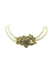 Swarovski And Simulated Pearl Studded Necklace reviews Swarovski And Simulated Pearl Studded Necklace