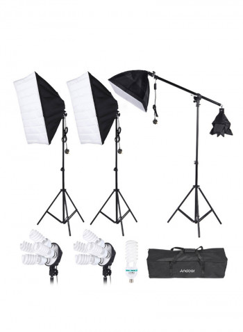 Photography Studio Lighting Kit Black/White