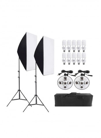Photography Studio Lighting Kit Black/White
