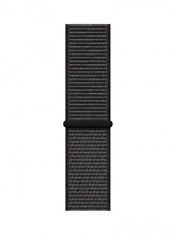 Renewed - Watch Series 4-40 mm GPS Space Gray Aluminum Case with Black Sport Band Grey