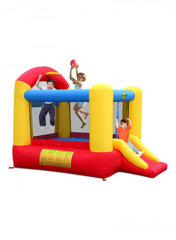 Inflatable Slide And Hoop Bouncer