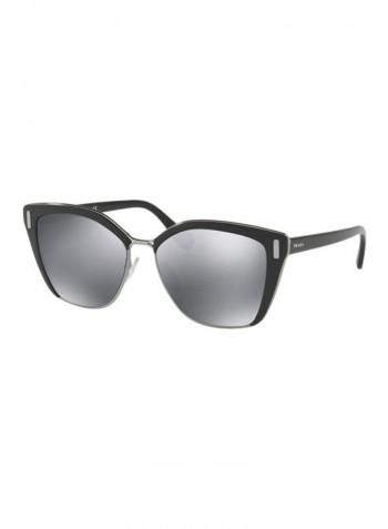 Women's Mirrored Cat Eye Sunglasses 56TS