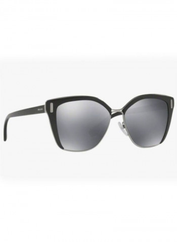 Women's Mirrored Cat Eye Sunglasses 56TS