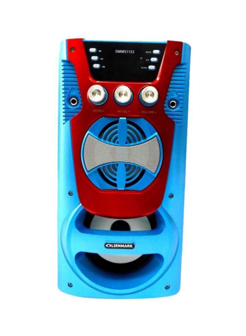 Portable Speaker System OMMS1153 Blue/Red