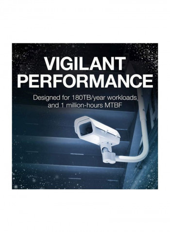 SkyHawk Surveillance 3.5-inch Hard Drive - ST8000VX004 8TB Silver