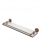 Waverly Place Glass Shelf Brown/Clear 22inch