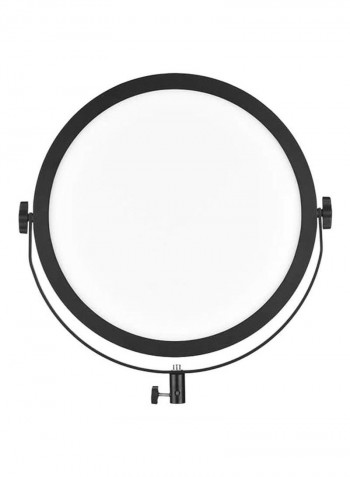 Ultrathin Round LED Video Light White/Warm White