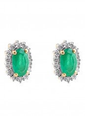 White Gold 0.15 Carat Diamond Diamond Embellished Studs Earrings