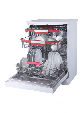 Dishwasher 7 programs 15 place 3 baskets 2 Years Warranty EVDW-153HW White