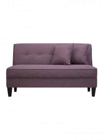 Perseus Loveseat Sofa Purple 90x140x80centimeter