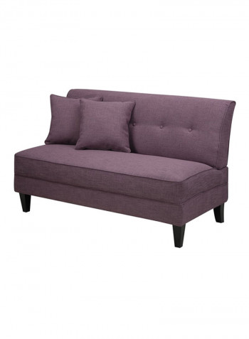 Perseus Loveseat Sofa Purple 90x140x80centimeter