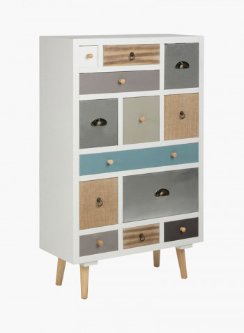 13-Drawer Morocco Console Table Multicolour
