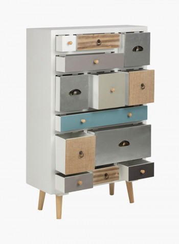 13-Drawer Morocco Console Table Multicolour