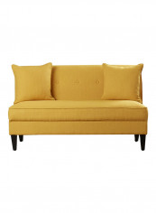 Perseus Loveseat Sofa Mustard Yellow 90x140x80centimeter
