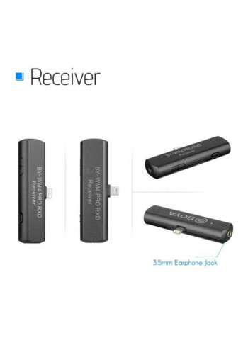 Pro-K4 Wireless Microphone System Kit 1D8611 Black