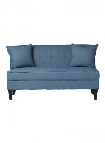 Perseus Loveseat Sofa Dark Blue 90x140x80centimeter