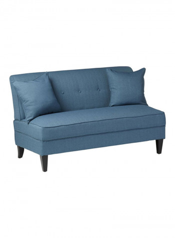 Perseus Loveseat Sofa Dark Blue 90x140x80centimeter