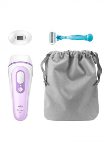 Silk expert Pro 3 PL3111 Latest Generation IPL, Permanent Hair Removal, White&Lilac أبيض/ أرجواني فاتح