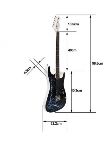 Electric Guitar Basswood Body with Gig Bag and Picks Strap