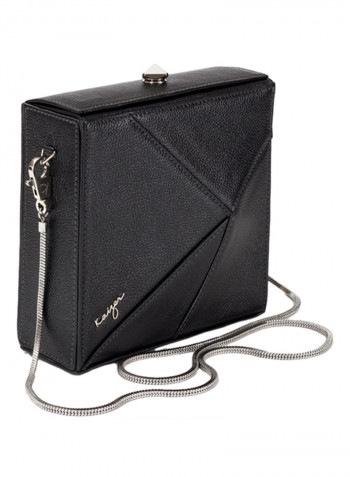 Cosset Leather Crossbody Bag For Women Black
