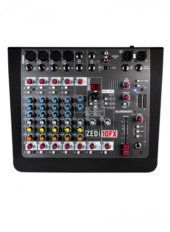 Analog Audio Mixer ZEDi10FX Dark Grey