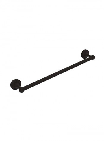 Sag Harbor Collection Wall Mounted Towel Bar Black 36x38x3inch