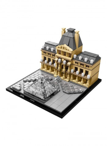 695-Piece Architecture Louvre Landmark Series Monument Building Set 21024