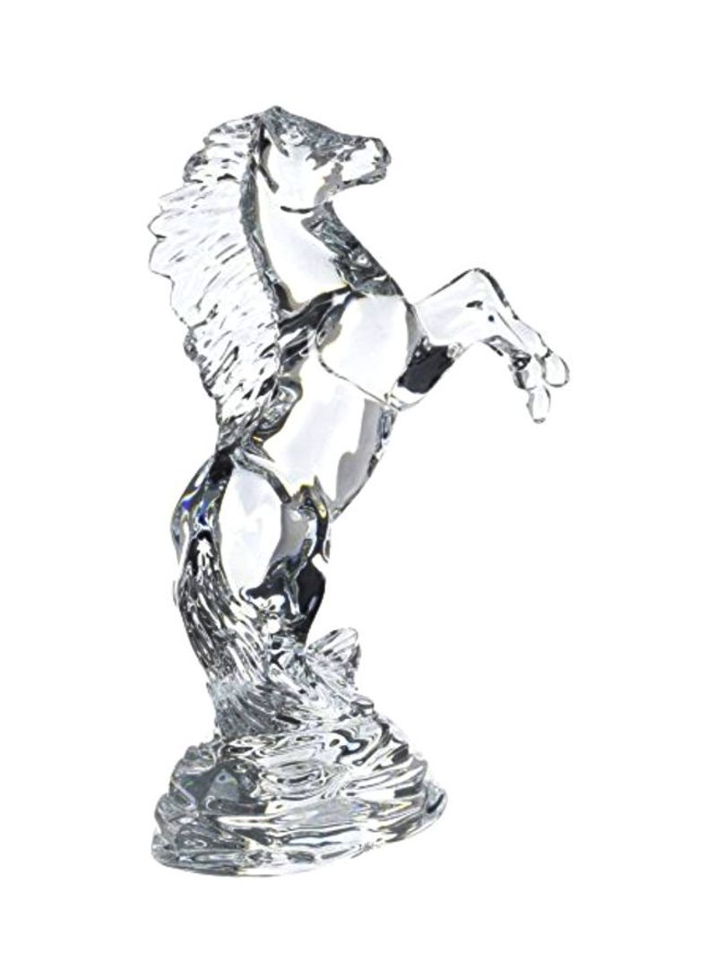 Crystal Rearing Horse Clear