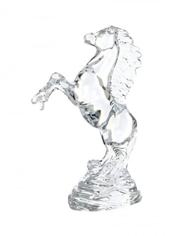 Crystal Rearing Horse Clear