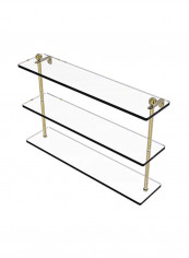 Glass Shelf Organizer Clear/Black