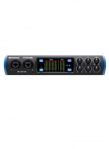Studio Versatile Audio Interface Studio 68C Black/Blue