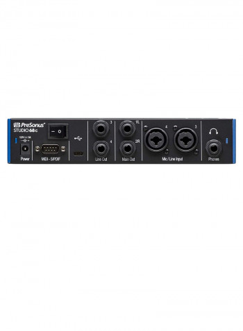Studio Versatile Audio Interface Studio 68C Black/Blue
