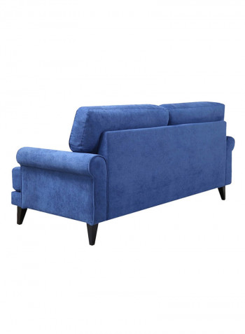 Ibiza 3-Seater Sofa With 2-Cushions Blue 86x193cm