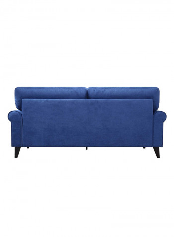 Ibiza 3-Seater Sofa With 2-Cushions Blue 86x193cm