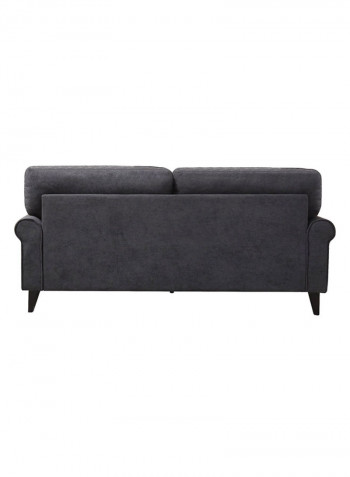 Ibiza 3-Seater Sofa With 2 Cushions Grey 86x193cm