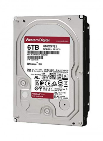 Pro NAS Internal Hard Drive 6TB Red/Silver/Black