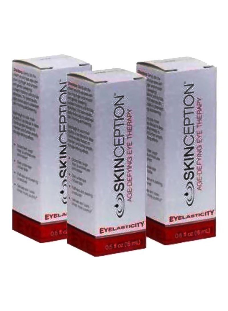 Pack of 3 Skinception Eyelasticity Age-Defying Eye Therapy Cream 0.5ounce