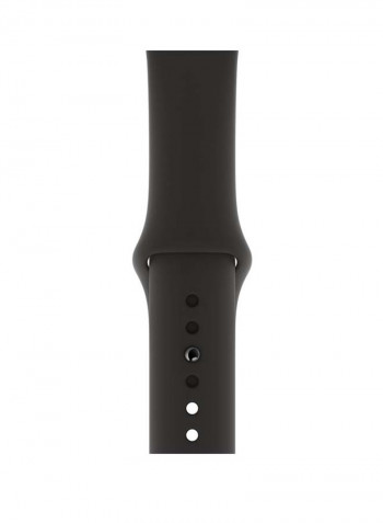 Renewed - Watch series 4-40 mm GPS Space Gray Aluminum Case with Black Sport Band Grey