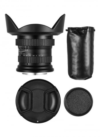 Macro Lens Wide Angle For Full Frame Black