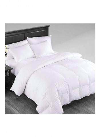 Baffle Box Designed Down Comforter White